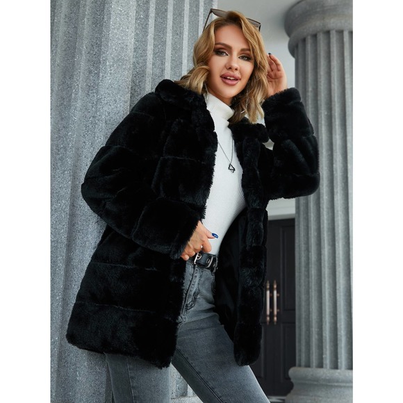 WILA Red Faux Fur Jacket - Picture 3 of 6